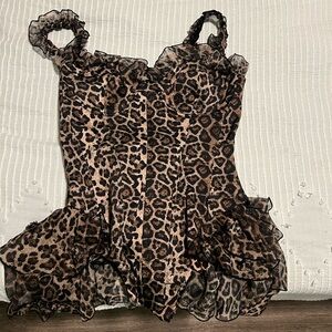 Oh Polly leopard bodysuit